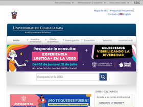 'electoral.udg.mx' screenshot