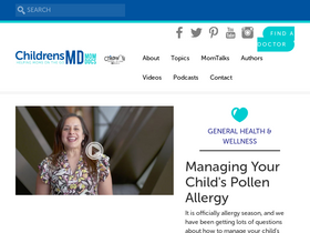 'childrensmd.org' screenshot