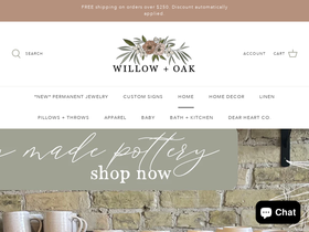 willowandoakpetrolia.com homepage screenshot