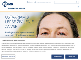 'lek.si' screenshot