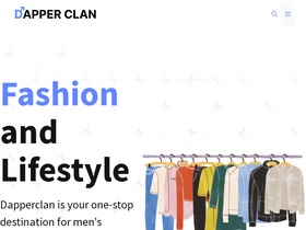 'dapperclan.com' screenshot