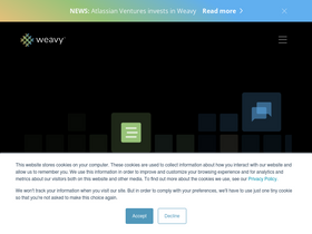 'weavy.com' screenshot