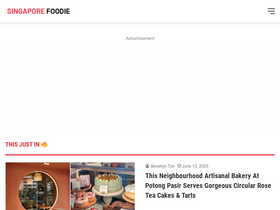 'singaporefoodie.com' screenshot