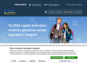 'emapamokos.lt' screenshot