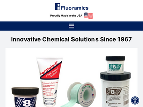 'fluoramics.com' screenshot