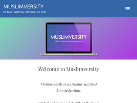 'muslimversity.com' screenshot