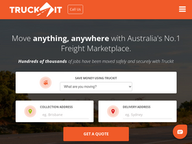 'truckit.net' screenshot
