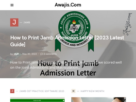 'awajis.com' screenshot