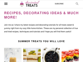 'decoratedtreats.com' screenshot