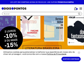 'doispontos.com.br' screenshot