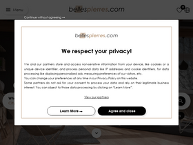 'bellespierres.com' screenshot