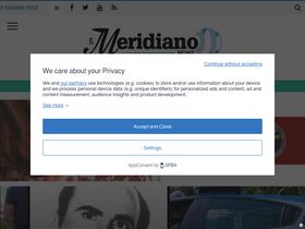 'ilmeridianonews.it' screenshot