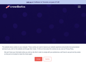 'crowdbotics.com' screenshot