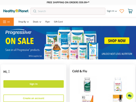 'healthyplanetcanada.com' screenshot