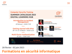 'restena.lu' screenshot