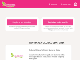 'nurraysaglobal.net' screenshot