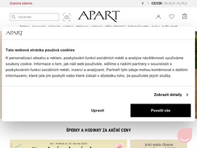 'apart.cz' screenshot