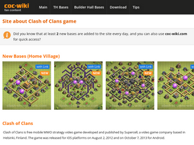 'clash-of-clans-wiki.com' screenshot