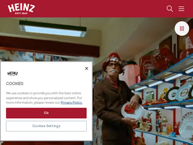 'heinz.com' screenshot