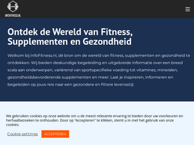 'infofitness.nl' screenshot