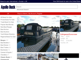 'apolloduck.co.uk' screenshot