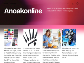 anoakonline.com homepage screenshot