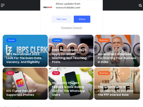 'viralbake.com' screenshot