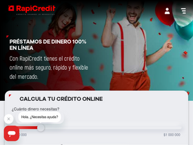 'rapicredit.com' screenshot