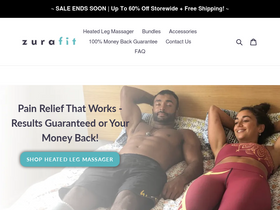 zurafit.com homepage screenshot