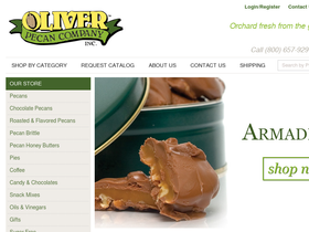 oliverpecan.com homepage screenshot