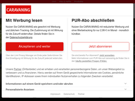 'caravaning.de' screenshot