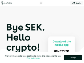 'safello.com' screenshot