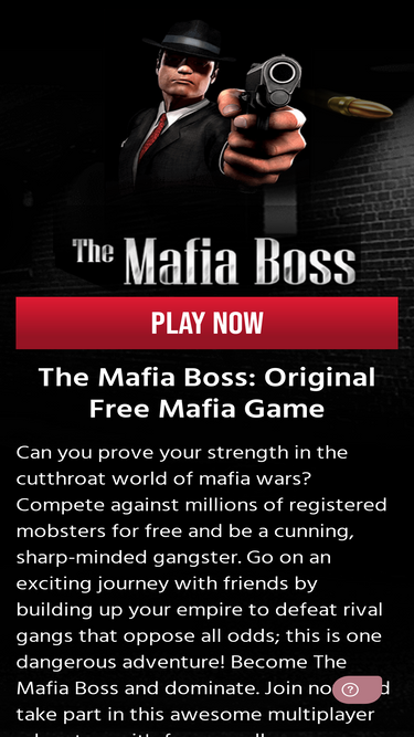 The Mafia Boss, Top Free Online Mafia Game with Real Mafia Wars