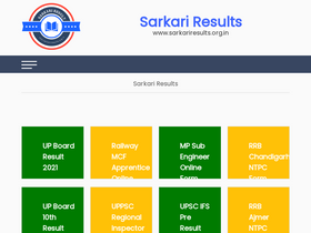 'sarkariresults.org.in' screenshot