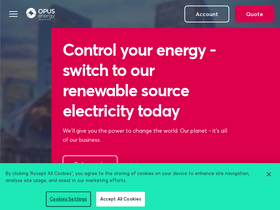 'opusenergy.com' screenshot