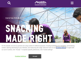 'mondelezinternational.com' screenshot