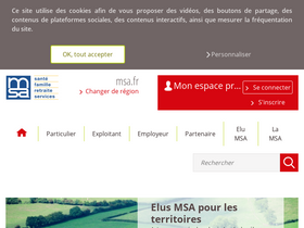 'hautenormandie.msa.fr' screenshot