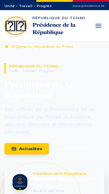 presidencetchad.org