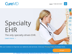 'curemd.com' screenshot