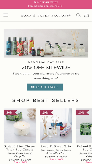 soapandpaperfactory.com