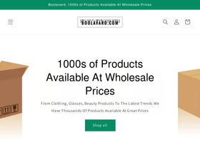 Boolavard homepage screenshot