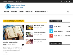 'equraninstitute.com' screenshot