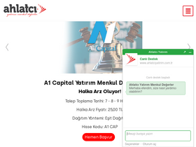 'ahlatciyatirim.com.tr' screenshot