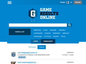 'gameresultsonline.com' screenshot