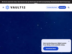 'vault12.com' screenshot