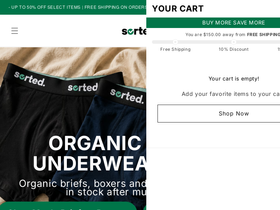 Sortedlifestyle homepage screenshot
