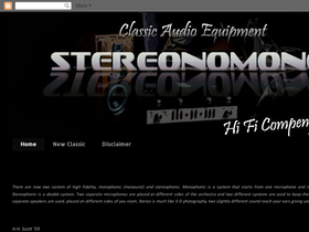 'stereonomono.blogspot.com' screenshot