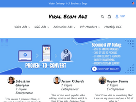 'viralecomadz.com' screenshot