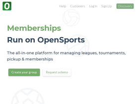 'opensports.net' screenshot