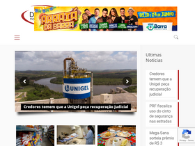 'destaquenoticias.com.br' screenshot